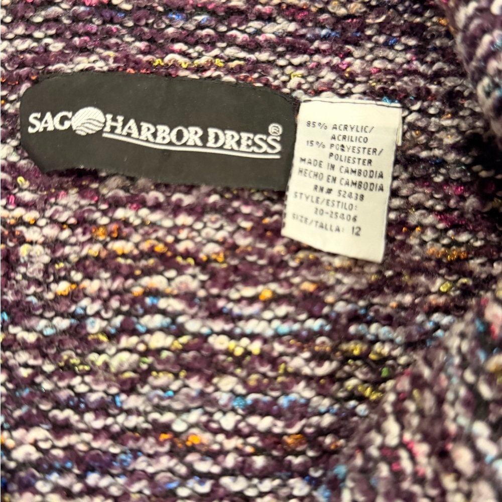 Sag Harbor Multicolor Tweed Blazer - Picture 2 of 12
